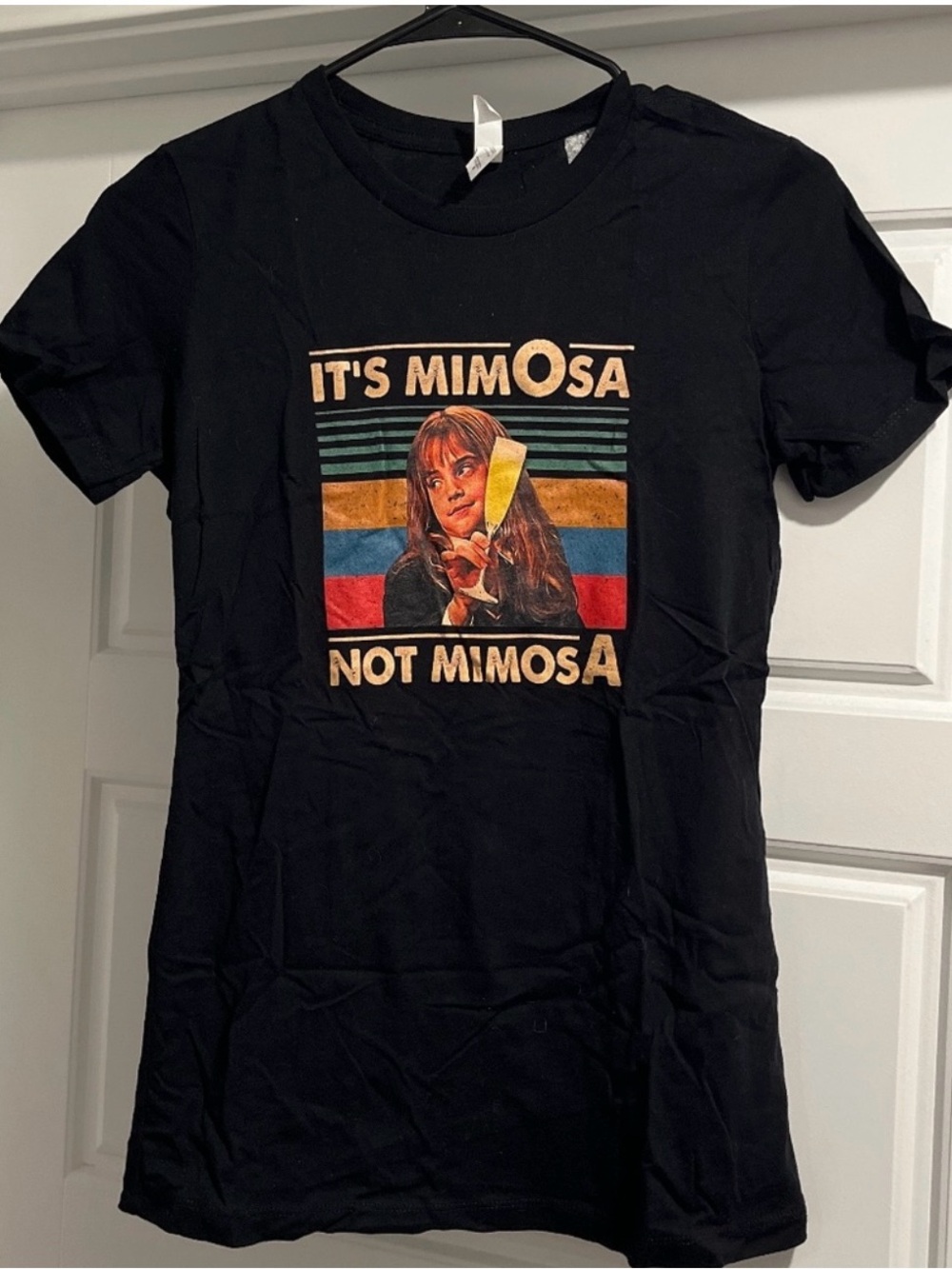 Black Graphic Harry Potter Tee "It's Mimosa Not Mimosa"